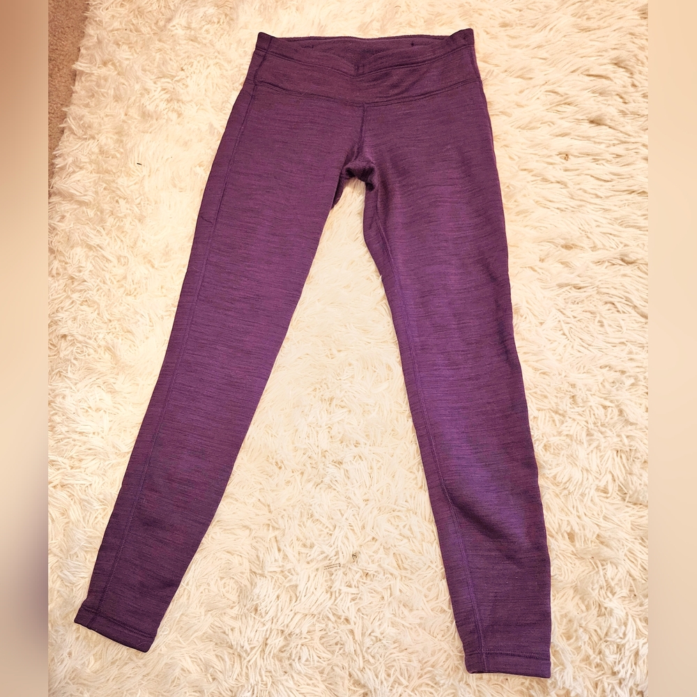 Purple small Athleta fleece leggings